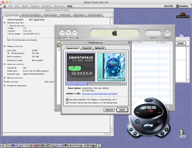 Apps under Mac OS 9
