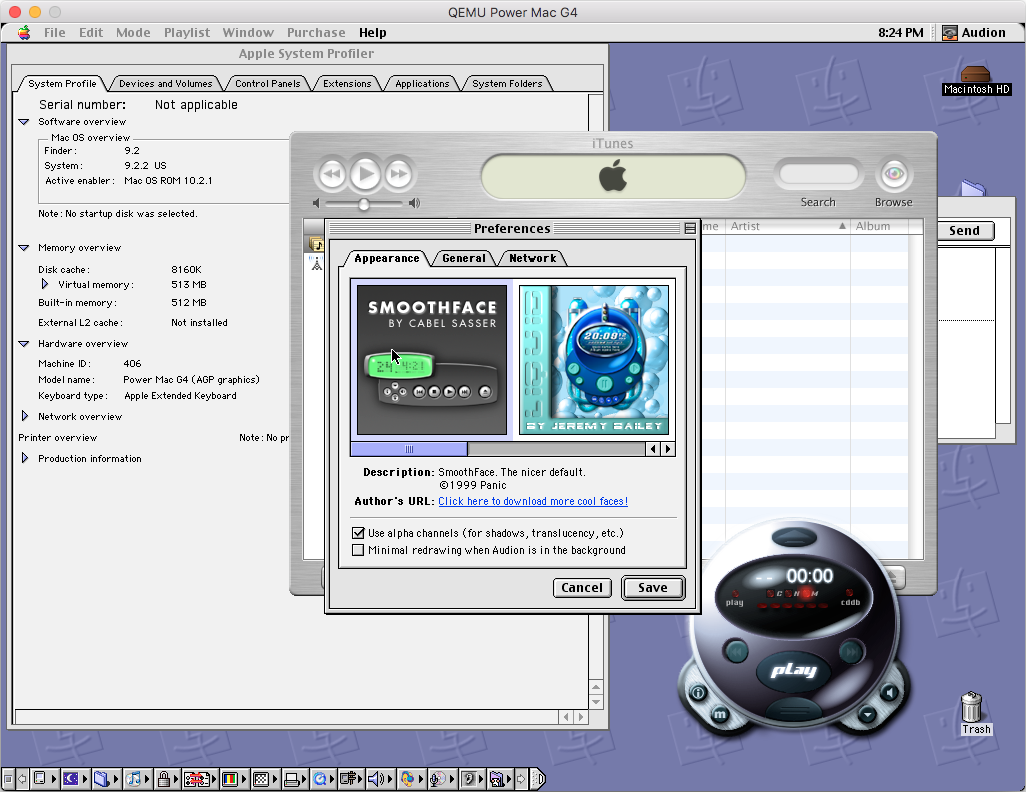harddive images for mac emulator